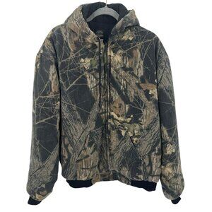 Wolf Mountain Hunting Wear Camouflage Quilted Jacket Mens Size XL Warm & Durable